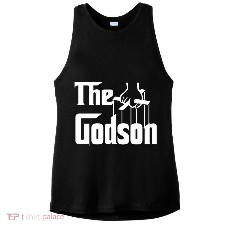 The Godson Logo Ladies PosiCharge Tri-Blend Wicking Tank