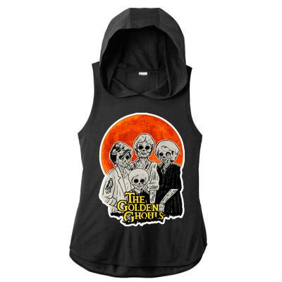 The Golden Ghouls Ladies PosiCharge Tri-Blend Wicking Draft Hoodie Tank