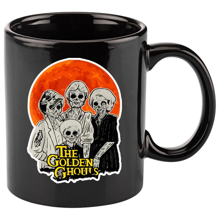 The Golden Ghouls 11oz C Handle Ceramic Mug