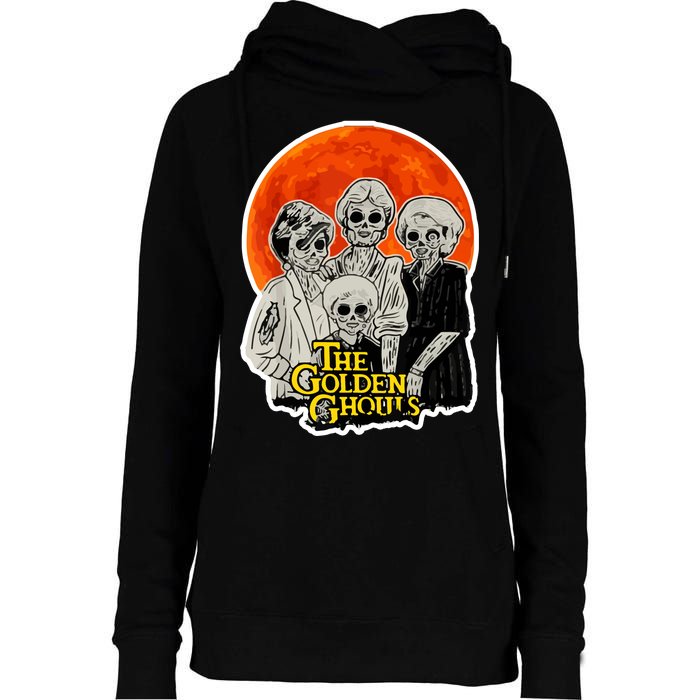 The Golden Ghouls Womens Funnel Neck Pullover Hood