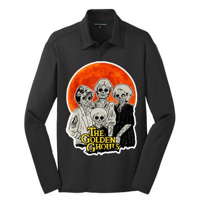 The Golden Ghouls Silk Touch Performance Long Sleeve Polo