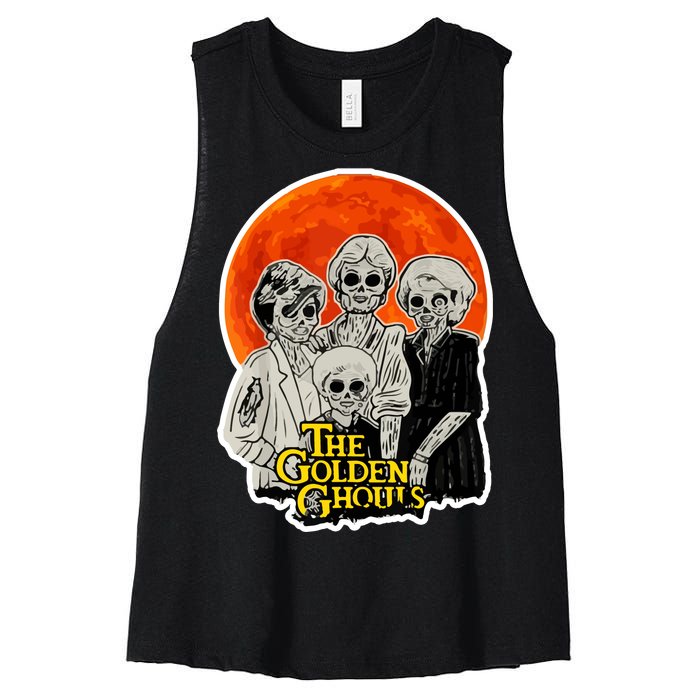 The Golden Ghouls Women's Racerback Cropped Tank