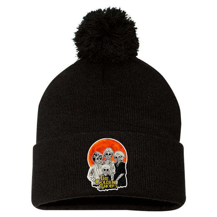 The Golden Ghouls Pom Pom 12in Knit Beanie