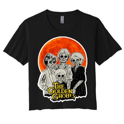 The Golden Ghouls Women's Crop Top Tee