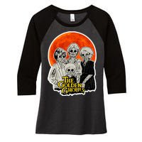 The Golden Ghouls Women's Tri-Blend 3/4-Sleeve Raglan Shirt