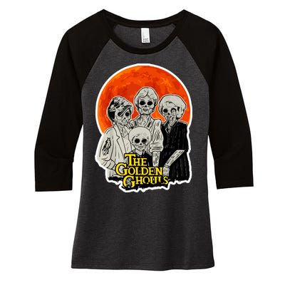 The Golden Ghouls Women's Tri-Blend 3/4-Sleeve Raglan Shirt