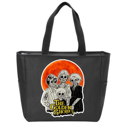 The Golden Ghouls Zip Tote Bag