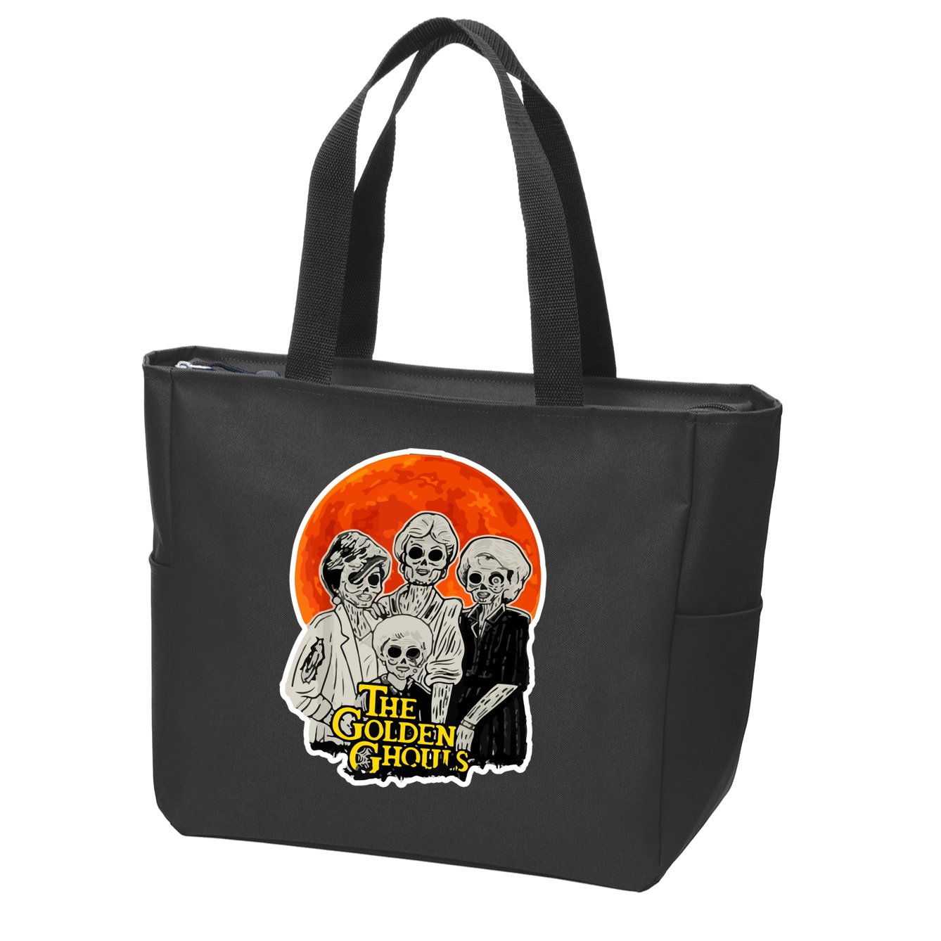 The Golden Ghouls Zip Tote Bag