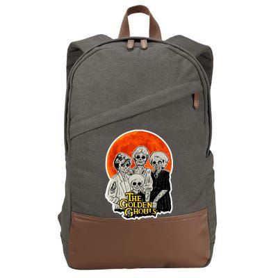 The Golden Ghouls Cotton Canvas Backpack