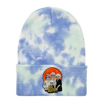 The Golden Ghouls Tie Dye 12in Knit Beanie