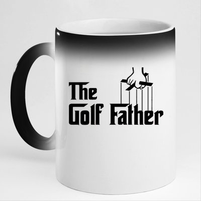 The Golf Father 11oz Black Color Changing Mug