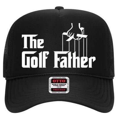 The Golf Father High Crown Mesh Back Trucker Hat