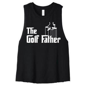 The Golf Father Women's Racerback Cropped Tank