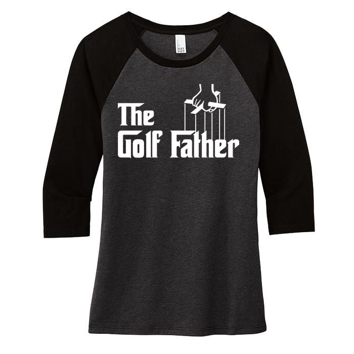 The Golf Father Women's Tri-Blend 3/4-Sleeve Raglan Shirt