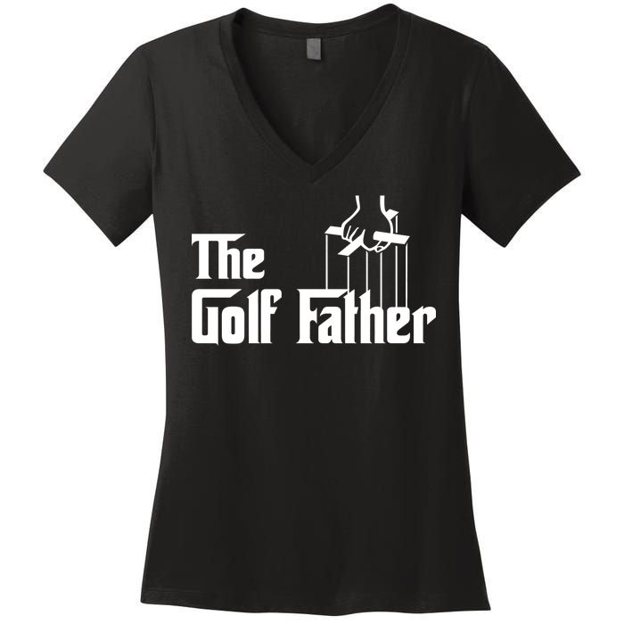 The Golf Father Women's V-Neck T-Shirt