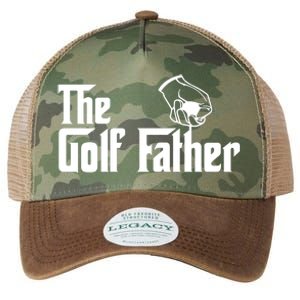 The Golf-Father Funny Golf Dad Legacy Tie Dye Trucker Hat