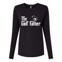 The Golf-Father Funny Golf Dad Womens Cotton Relaxed Long Sleeve T-Shirt