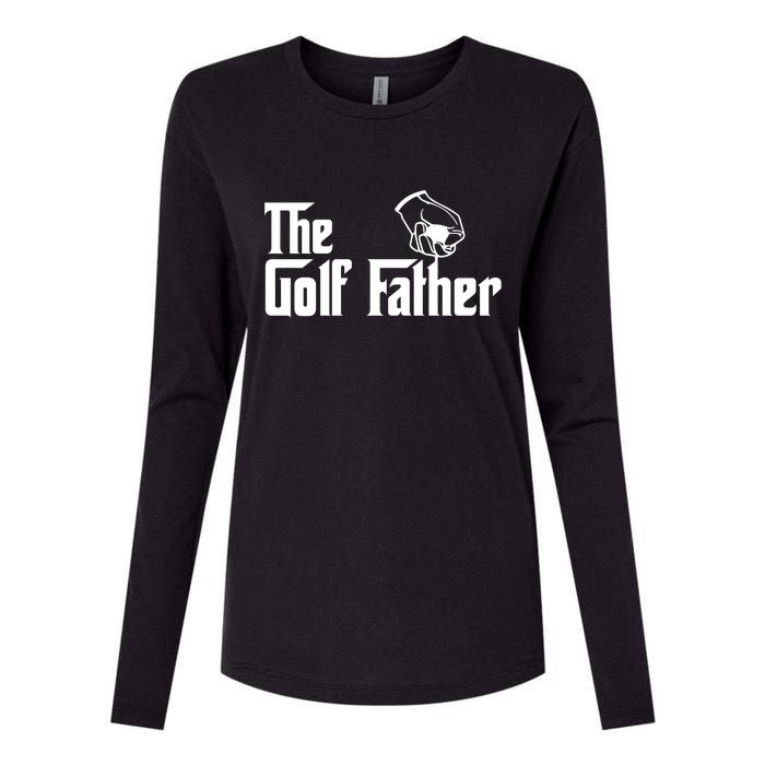 The Golf-Father Funny Golf Dad Womens Cotton Relaxed Long Sleeve T-Shirt