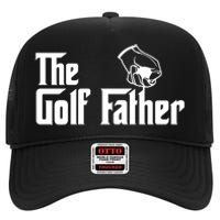 The Golf-Father Funny Golf Dad High Crown Mesh Back Trucker Hat