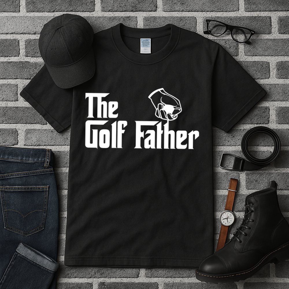 The Golf-Father Funny Golf Dad Tall T-Shirt