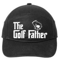 The Golf-Father Funny Golf Dad 7-Panel Snapback Hat