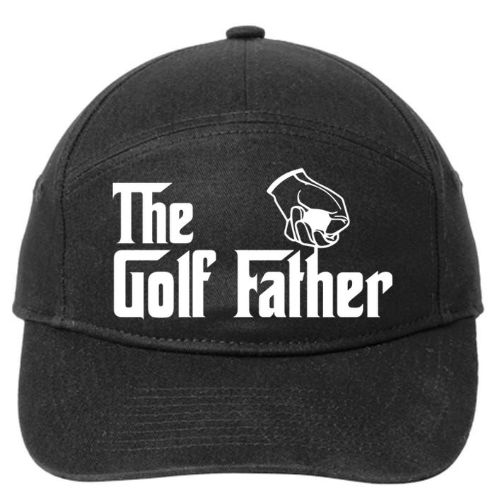 The Golf-Father Funny Golf Dad 7-Panel Snapback Hat