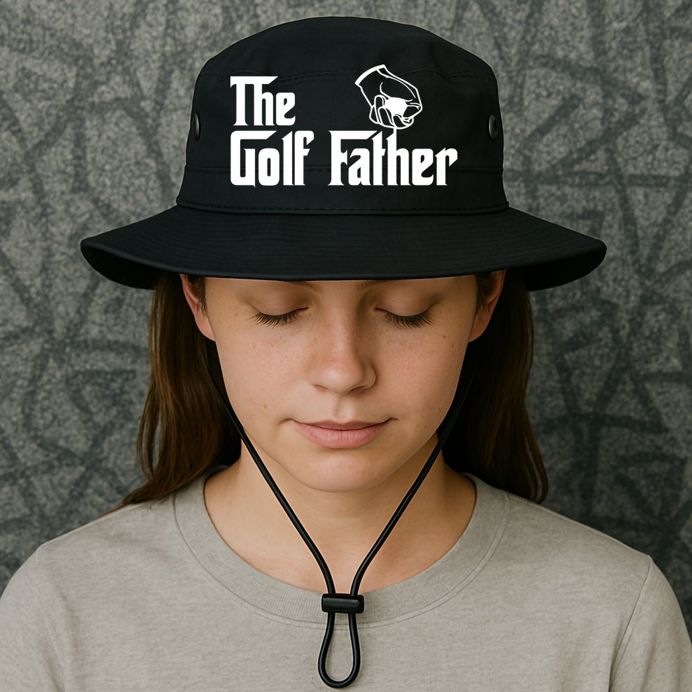 The Golf-Father Funny Golf Dad Bucket Hat