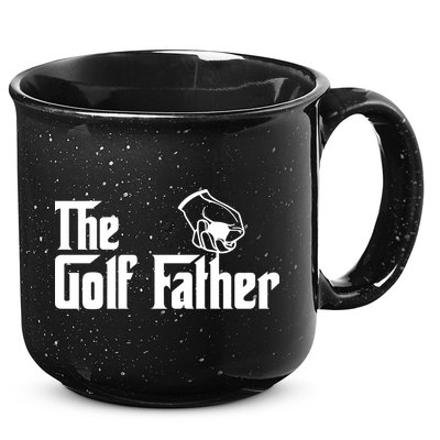 The Golf-Father Funny Golf Dad 15oz Campfire Ceramic Mug