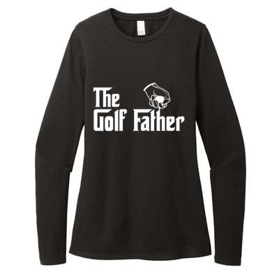 The Golf-Father Funny Golf Dad Womens CVC Long Sleeve Shirt