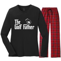 The Golf-Father Funny Golf Dad Women's Long Sleeve Flannel Pajama Set 