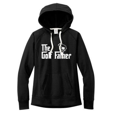 The Golf-Father Funny Golf Dad Women's Fleece Hoodie