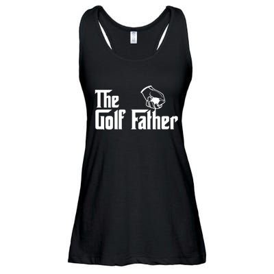 The Golf-Father Funny Golf Dad Ladies Essential Flowy Tank