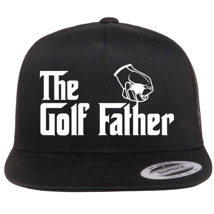 The Golf-Father Funny Golf Dad Flat Bill Trucker Hat