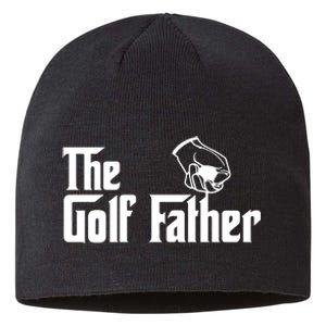 The Golf-Father Funny Golf Dad Sustainable Beanie