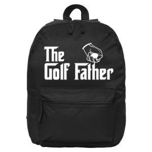 The Golf-Father Funny Golf Dad 16 in Basic Backpack