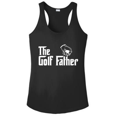 The Golf-Father Funny Golf Dad Ladies PosiCharge Competitor Racerback Tank