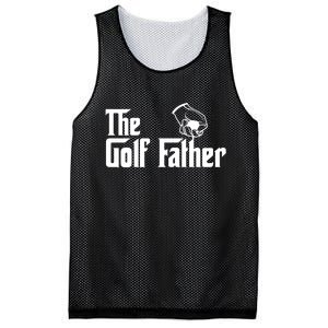 The Golf-Father Funny Golf Dad Mesh Reversible Basketball Jersey Tank