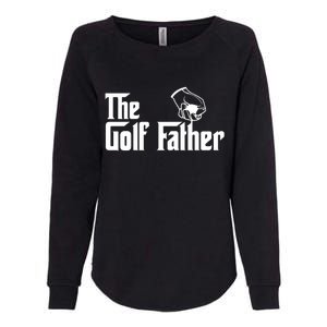 The Golf-Father Funny Golf Dad Womens California Wash Sweatshirt