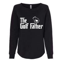 The Golf-Father Funny Golf Dad Womens California Wash Sweatshirt