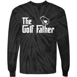 The Golf-Father Funny Golf Dad Tie-Dye Long Sleeve Shirt