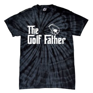 The Golf-Father Funny Golf Dad Tie-Dye T-Shirt