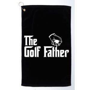 The Golf-Father Funny Golf Dad Platinum Collection Golf Towel