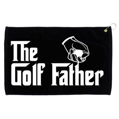 The Golf-Father Funny Golf Dad Grommeted Golf Towel