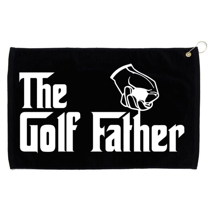 The Golf-Father Funny Golf Dad Grommeted Golf Towel