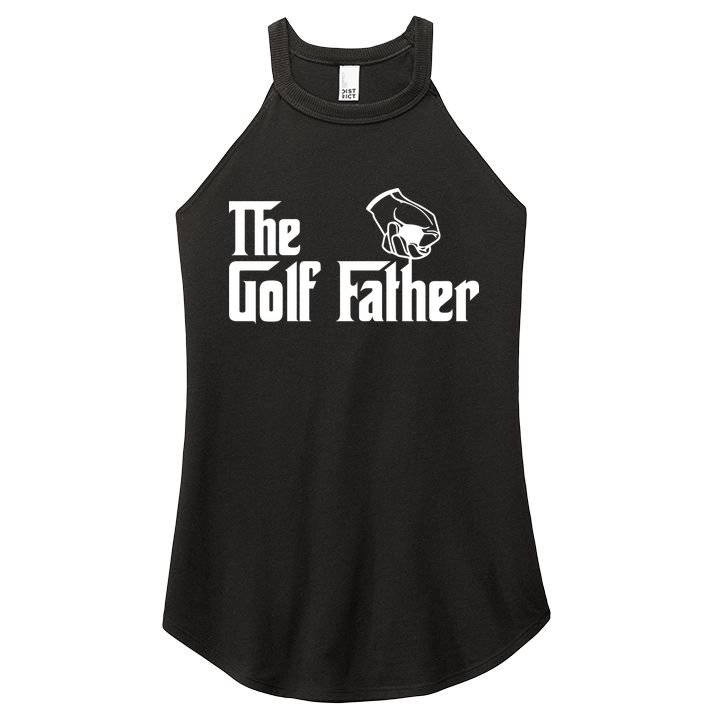 The Golf-Father Funny Golf Dad Women's Perfect Tri Rocker Tank