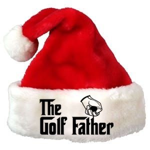 The Golf-Father Funny Golf Dad Premium Christmas Santa Hat