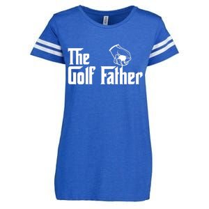 The Golf-Father Funny Golf Dad Enza Ladies Jersey Football T-Shirt