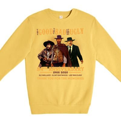 The Good The Bad And The Ugly 54th Anniversary Premium Crewneck Sweatshirt