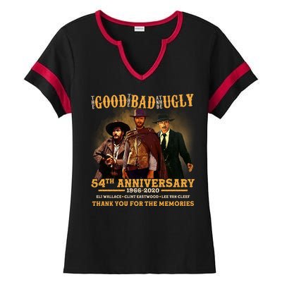 The Good The Bad And The Ugly 54th Anniversary Ladies Halftime Notch Neck Tee