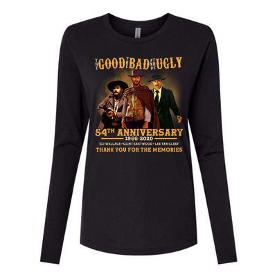 The Good The Bad And The Ugly 54th Anniversary Womens Cotton Relaxed Long Sleeve T-Shirt